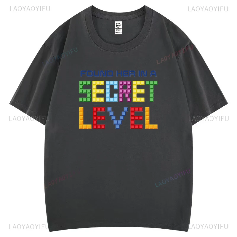 Secret Level Anime Game Movie Graphic T Shirts Unisex High Quality Cotton Women Men T-shirt Fashion Casual  Trendy Outfits Tops