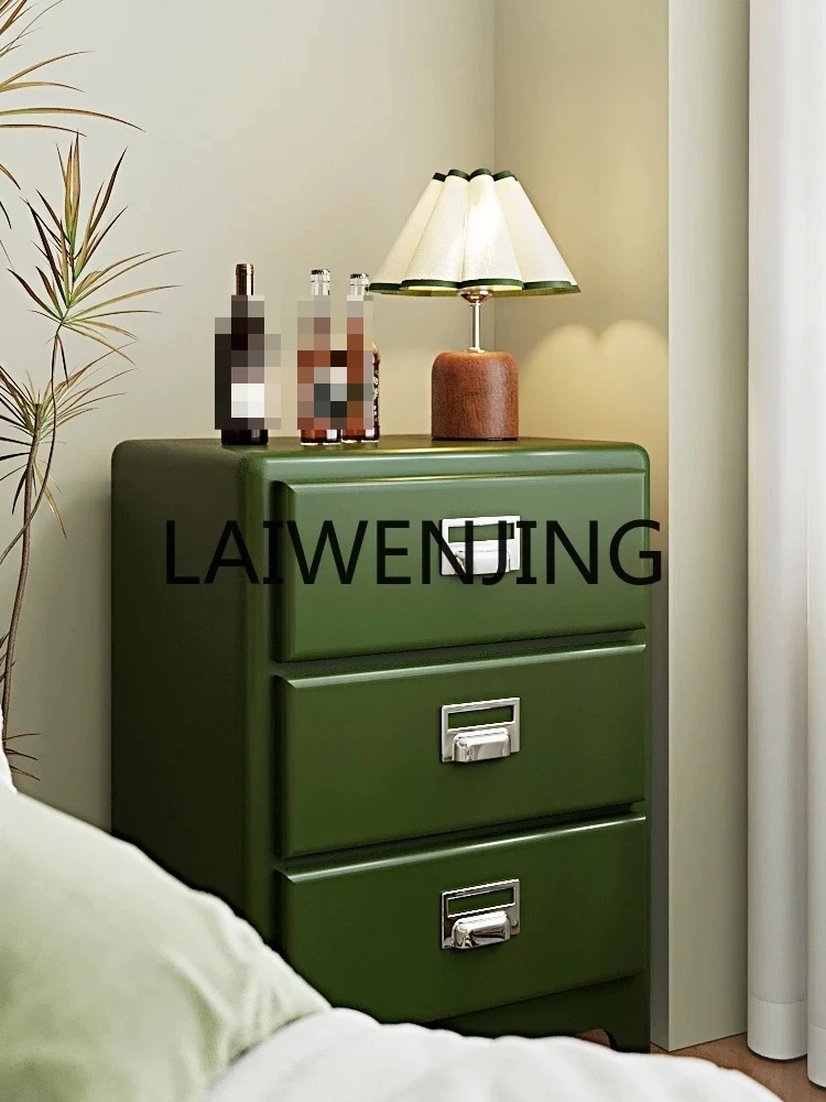 Retro Domestic Bedroom Bedside Table Living Room Sofa Side Cabinet Storage Ideas Side Table
