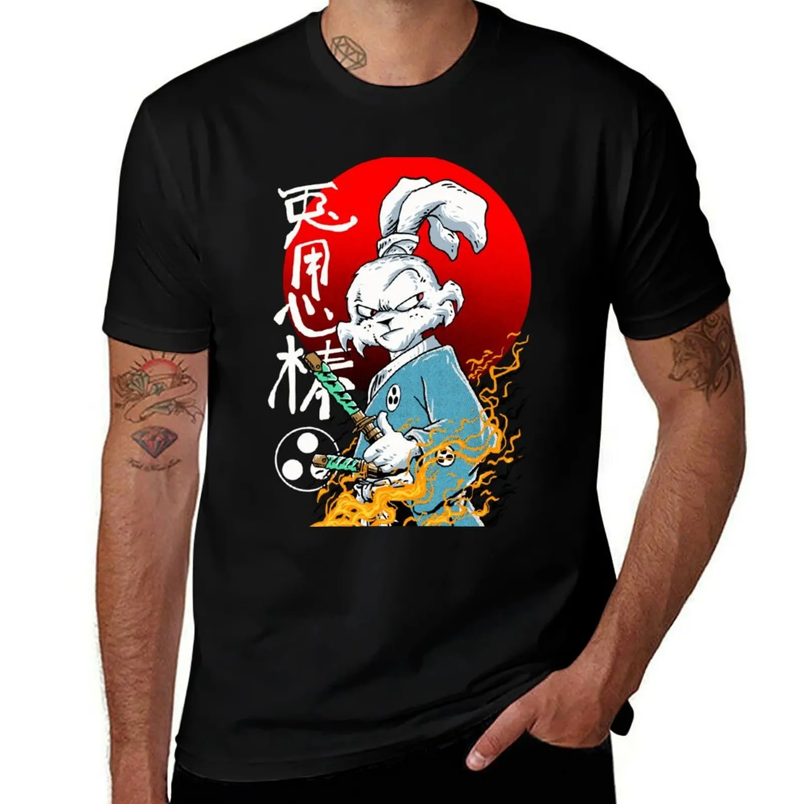 Футболка Usagi Yojimbo с рождественским принтом