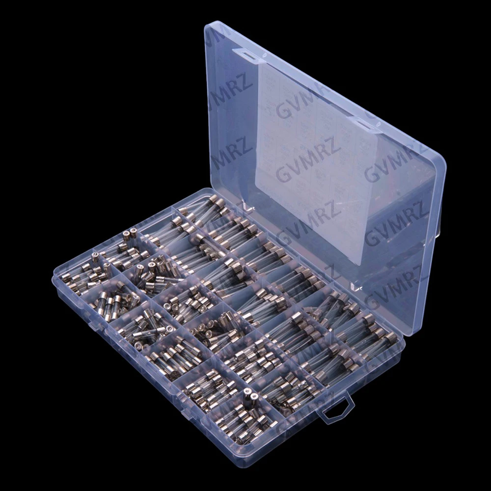0.25A 0.5A 1A 2A 3A 4A 5A 8A 24Values 0.25A-20A 360PCS 5x20 6x30 Glass fuse kit 10A 12A 15A 20A 250V 6A 7A