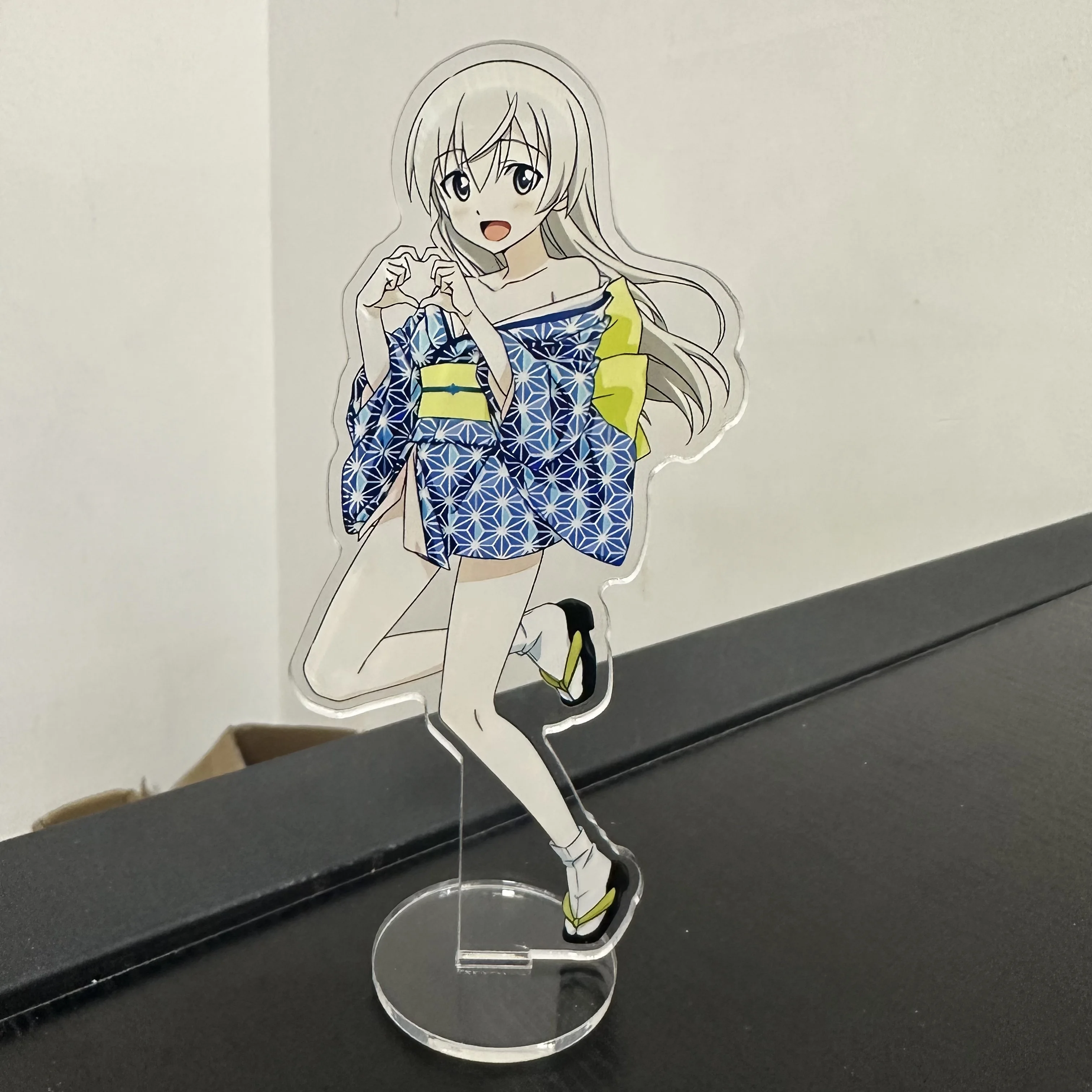 STRIKE WITCHES Anime Figure Miyafuji Yoshika Acrylic Stands Sakamoto Mio Lynette Bishop Character Model Desktop Decoration Toys