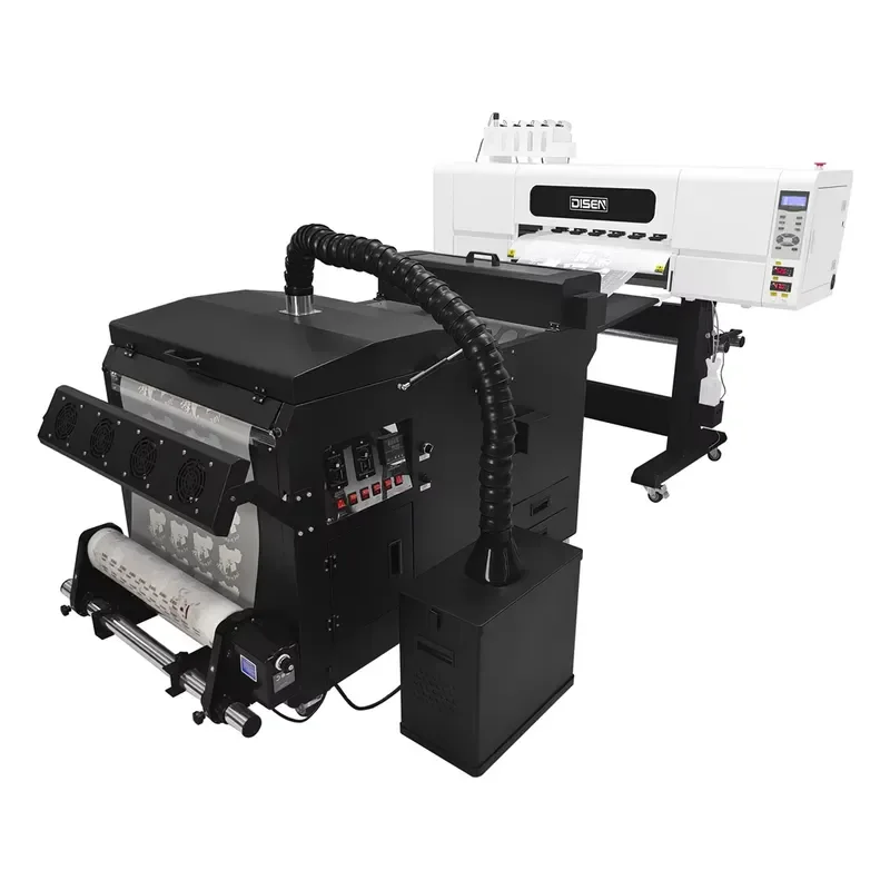 Digital Clothes t Shirt Printing Machine A1 60cm Dtf Printer with 2 Heads I3200 Xp600 Cabezales Double Printhead
