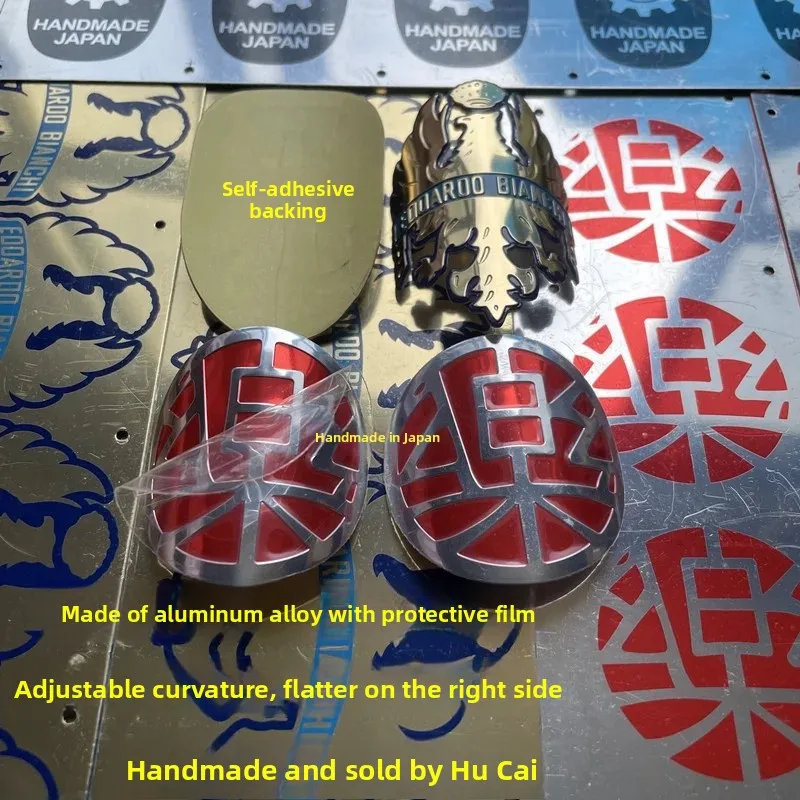 Aluminum Alloy  Mongoose BMX Mountain Bike Decal Reflective Label Head Tube Sticker Bicycle Riding Equipment Accessories