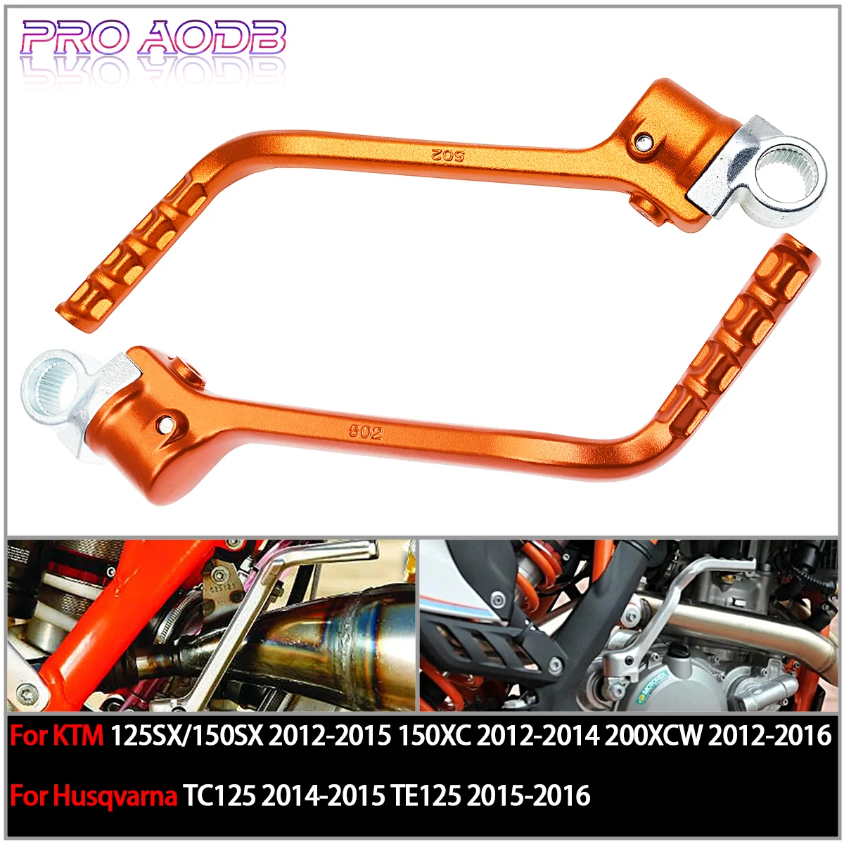

For KTM 125 150 200 SX XC XCW SX125 SX150 XC150 XCW200 For Husqvarna TC125 TE125 Motocross Forged Kick Start Starter Lever Pedal