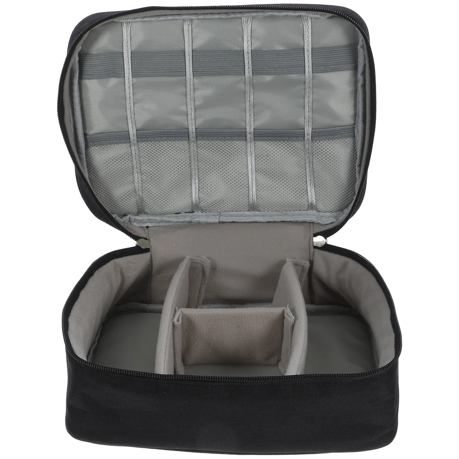 حقيبة سفر لتنظيم الحبل متعددة الطبقات، ملحقات إلكترونية ذات مساحة واسعة، حقيبة حمل لأجهزة كابلات البيانات أثناء التنقل #5