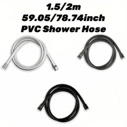 PVC Handheld Shower Head Hose Universal Flexible Anti Winding Explosion-proof Water Tube Bathroom Faucet Hose Extension Pipe