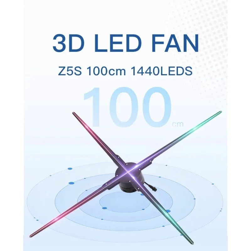 Hologram Projector Fan Z5S 100Cm Led  Holographic Fan Other Advertising Equipment