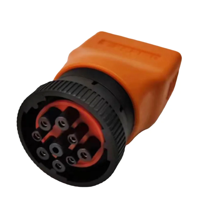 

Надежный кабельный адаптер OBD2 до 9PIN для дизельных грузовиков Cummins, диагностический разъем для терминала, адаптер для тестера компьютера для грузовика