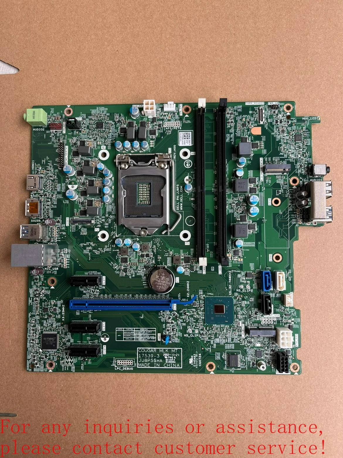 

For DELL OptiPlex 3070 Tower MT main board VDMWV 17539-3 8th generation 9th generation