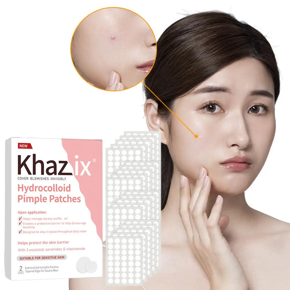 24/200/800pcs Acne Patches Skincare Stickers Circular Transparent Skin Tone Facial Spot Covering Makeup Tools for Clear Skin