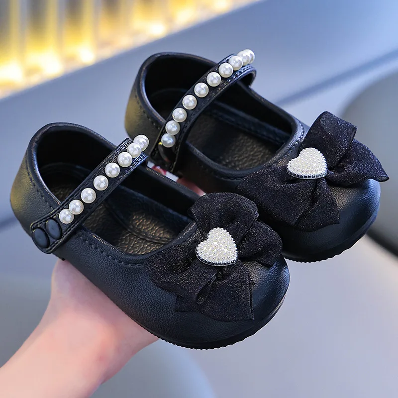 2026 Baby Mädchen Freizeitschuhe Kinder EVA-Schuhe mit Schleife Süße Niedliche Modische Prinzessinnen-Kinderschuhe für Hochzeitskleider und Partys Weiche Ballerinas – Detail 9