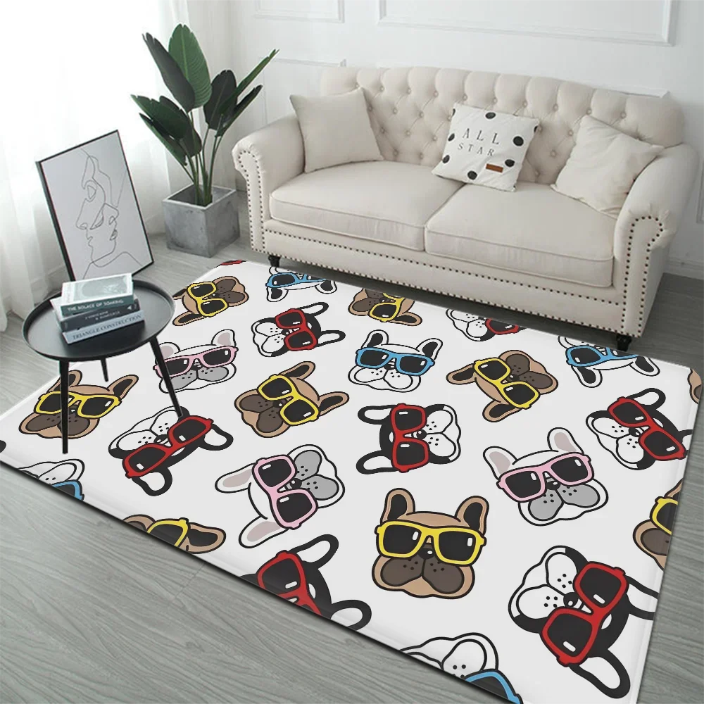 French Bulldog Floor Mat Bath Mat Nordic Style Home Doormat Bathroom-Toilet Mats Bedroom Welcome Doormat