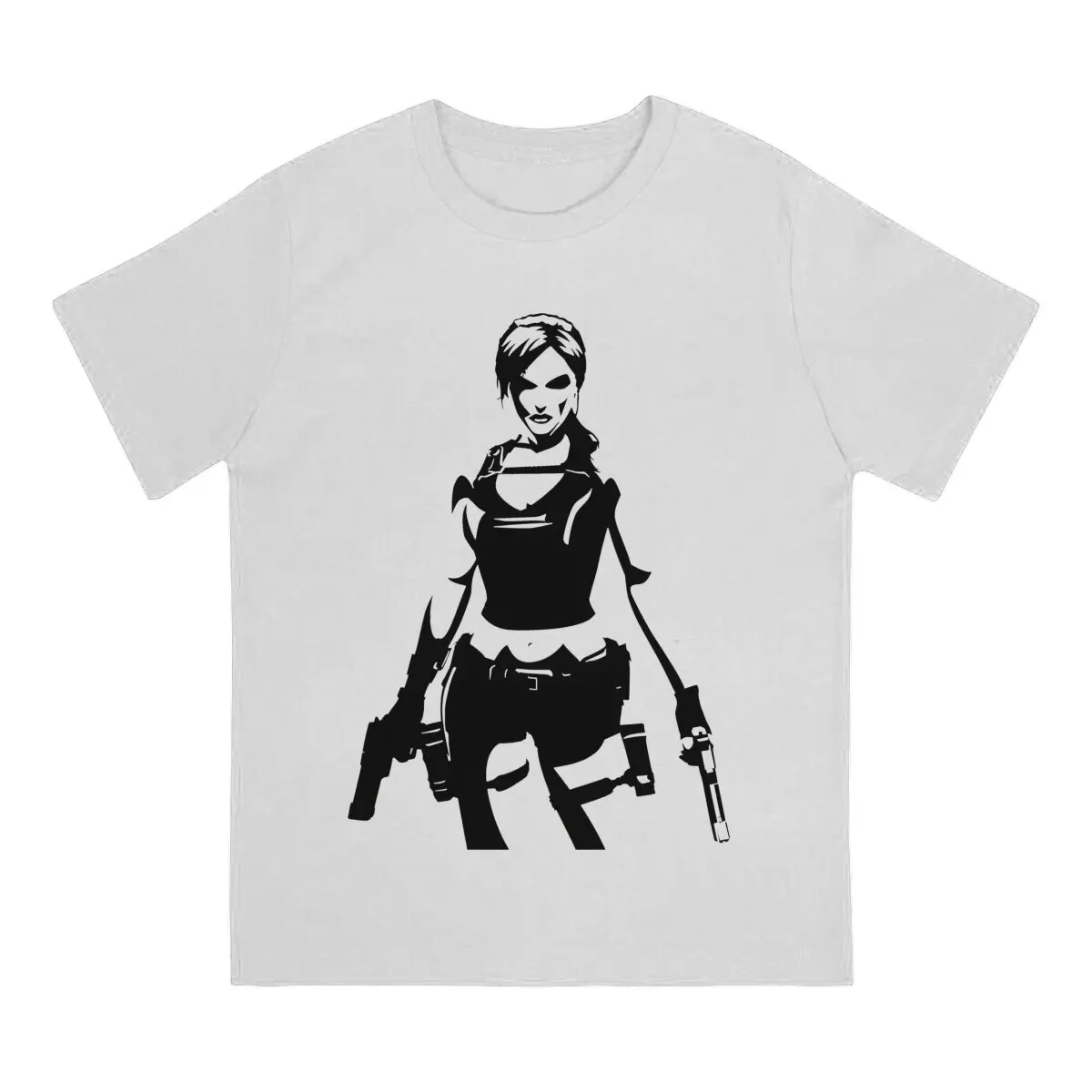 Tomb Raider Game Lara Croft Crypt Explorer Tshirt Graphic Men Tops Vintage Alternative Summer COTTON Clothes Harajuku T Shirt