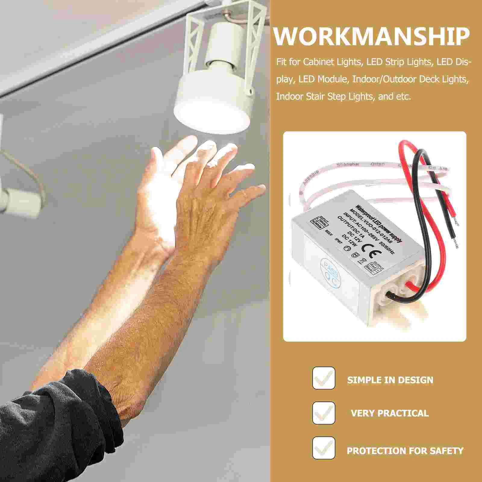 LED Driver Power Supply for Computer Project Outdoor Light Drivers Ceiling Lamp Switching Strip DC Adapter