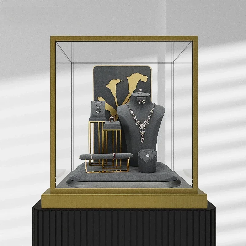 

Стеллаж для ювелирных изделий, реквизит для ювелирных изделий, серьги, кольца, браслеты, ожерелья, органайзер de joyas, упаковочная коробка