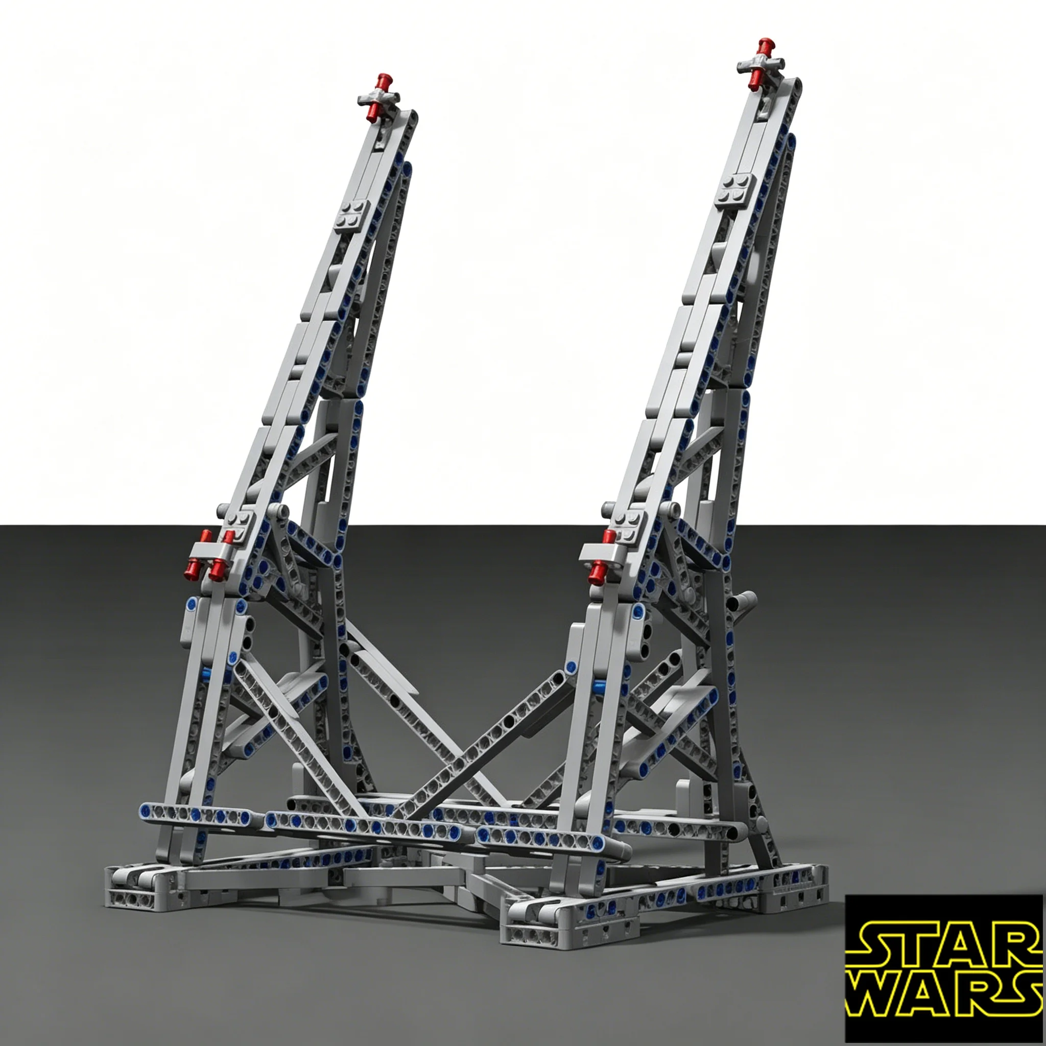 

407pcs MOC Star Wars Vertical Stand Space-Saving Bracket Model Building Blocks Technic Birthdays Gifts