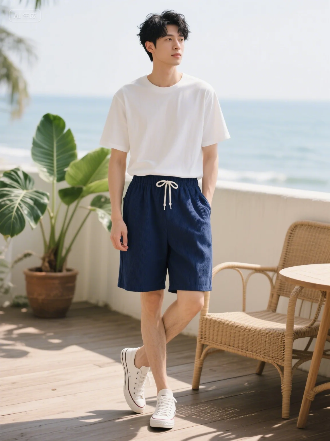 

Мужские однотонные вельветовые шорты, свободные повседневные брюки на шнурке, пляжные брюки с наклонными карманами и прямыми штанинами пяти дюймов