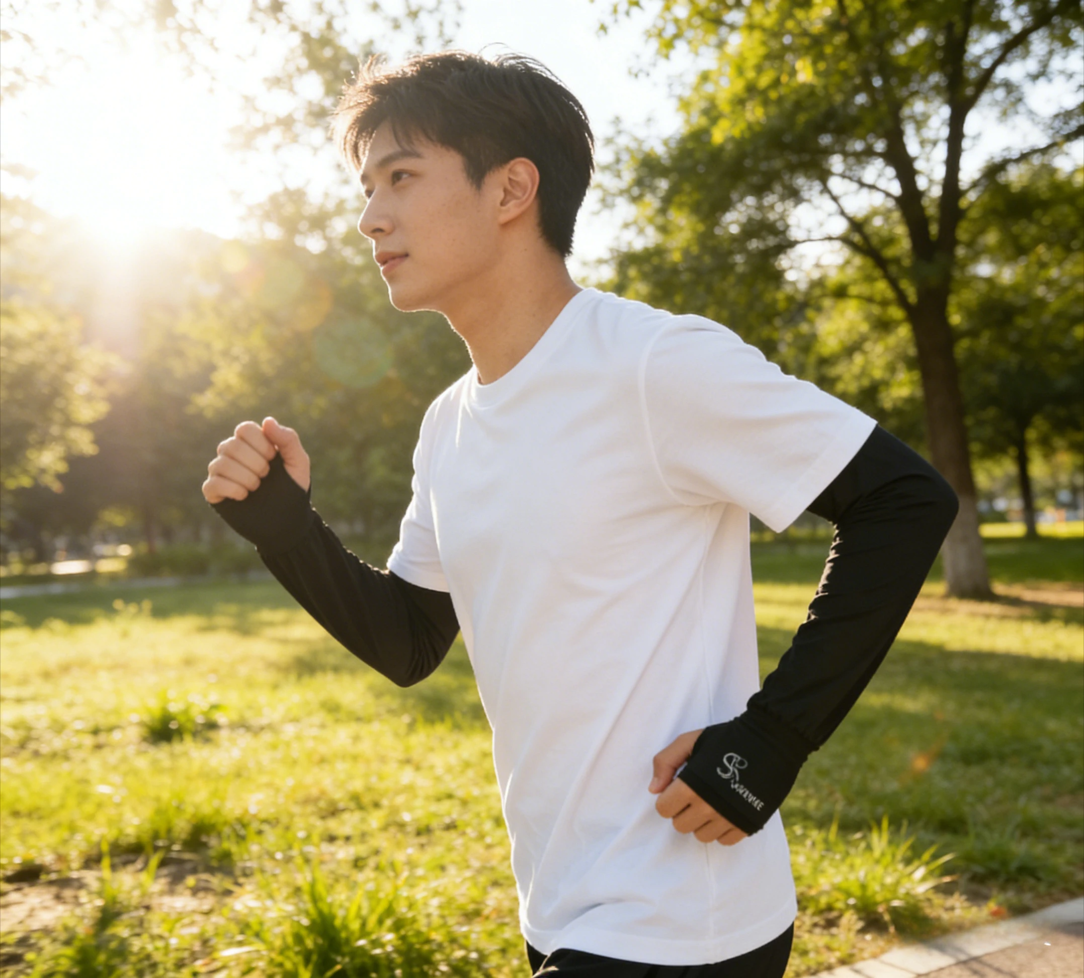 

Cooling Arm Sleeves Breathable Sun Protection Ice Slik Sleeves Summer Outdoor Sports Driving Cycling Sleeves Men Loose Arm