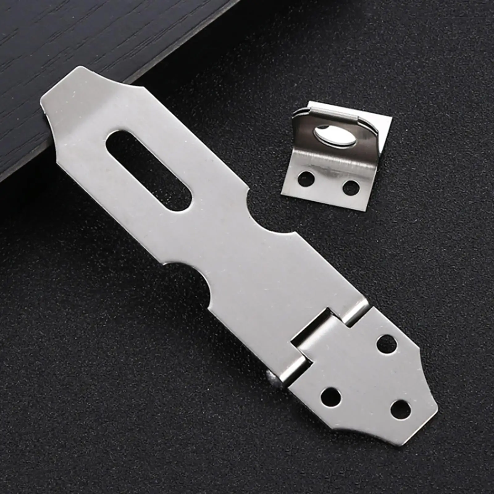 Stainless Steel Door Lock Hasp Fixed Staple Latch for Home Gate Shed Window Cabinet Security