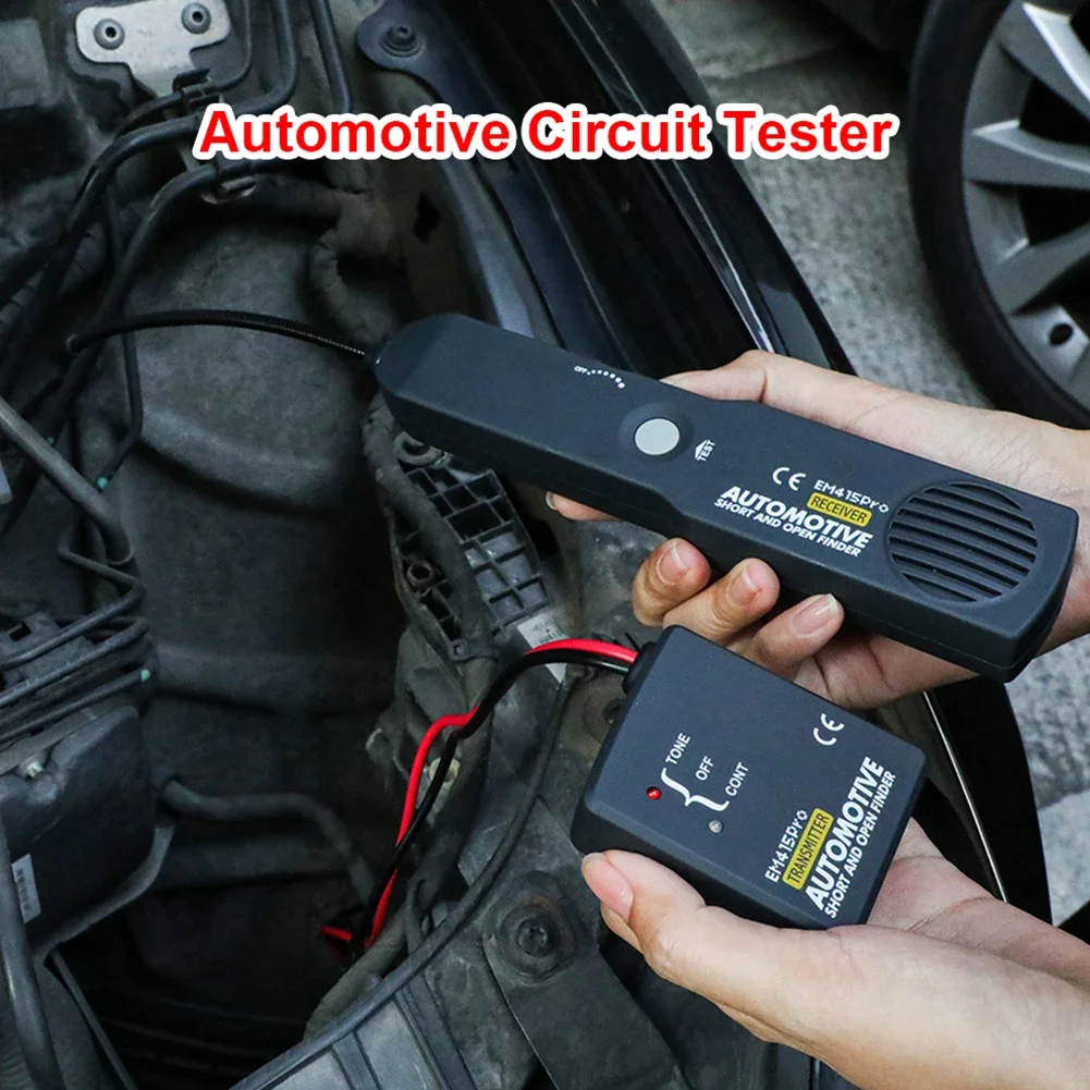 EM415PRO Automotive Wire Short Circuit Detector 6-42V Power Cable Tester Wire Tracker Diagnostic Tool Boat SUV Car Repair Tools