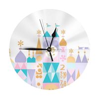 Small World Wall Clock Room Decoration Clock Must-have Ornament Round