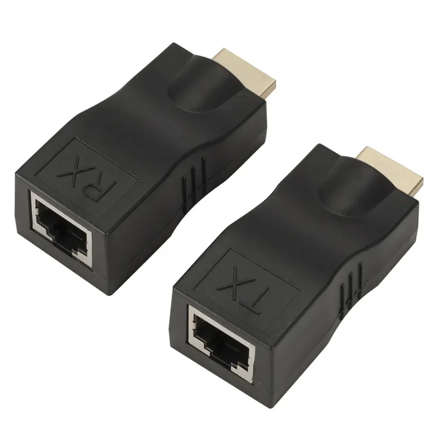 HDMI zu RJ45 Video-Extender 4K 1080P RJ45-Ports Netzwerk bis zu 30M HDMI-kompatibel zu RJ45 über CAT5e / 6 UTP LAN-Verlängerungskabel – Detail 14