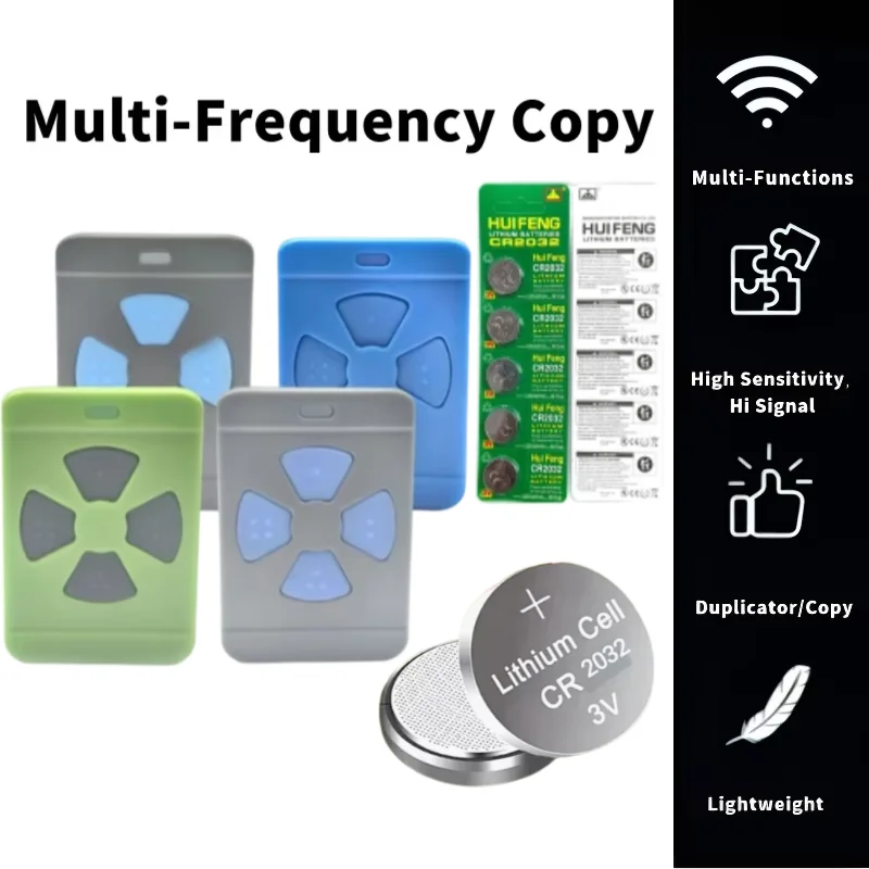 

Multi-Frequency 280-868Mhz Universal Transmitter Garage Door and Barrier Remote Control
