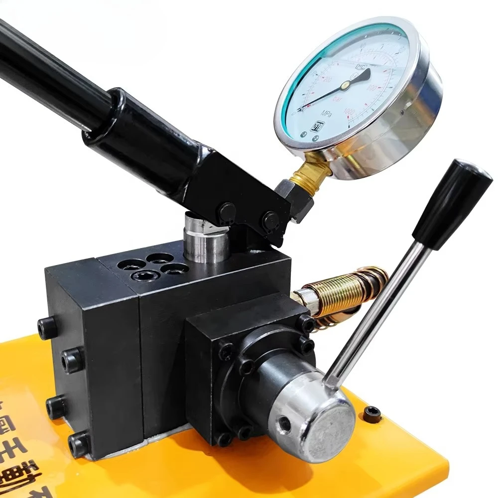 Pompa manuale idraulica a doppia azione per uso industriale