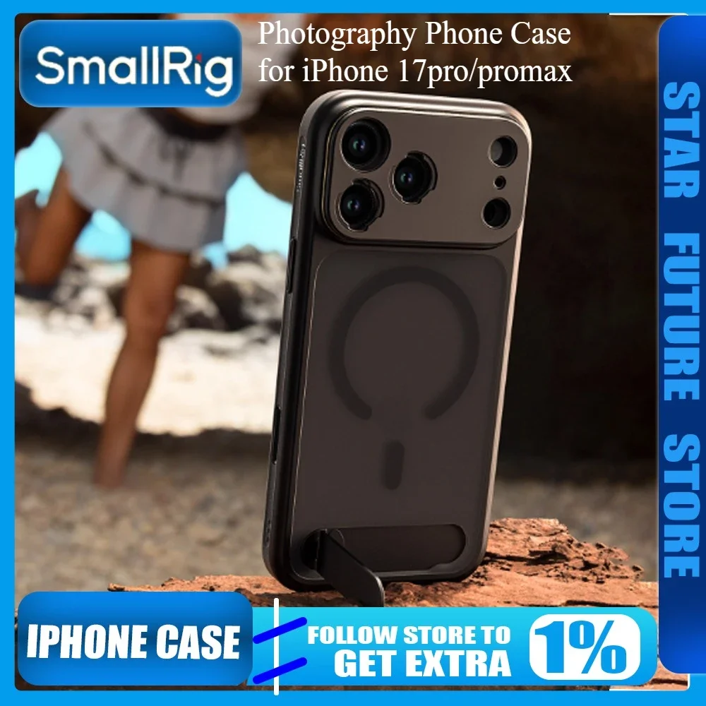 

SmallRig FilMov Phone Case Lightweight Photography for iPhone 17 Pro/Pro Max with MagSafe Suit 67mm Magnetic Filter Slot Gift