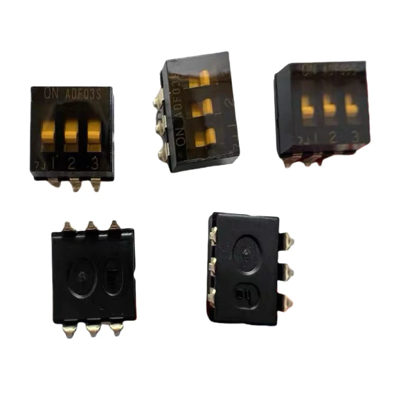 

1pcs/lots Genuine ALCO/TE ADF03STTR04/1-1825059-2 Dip switch 3 Position SMD 2.54mm