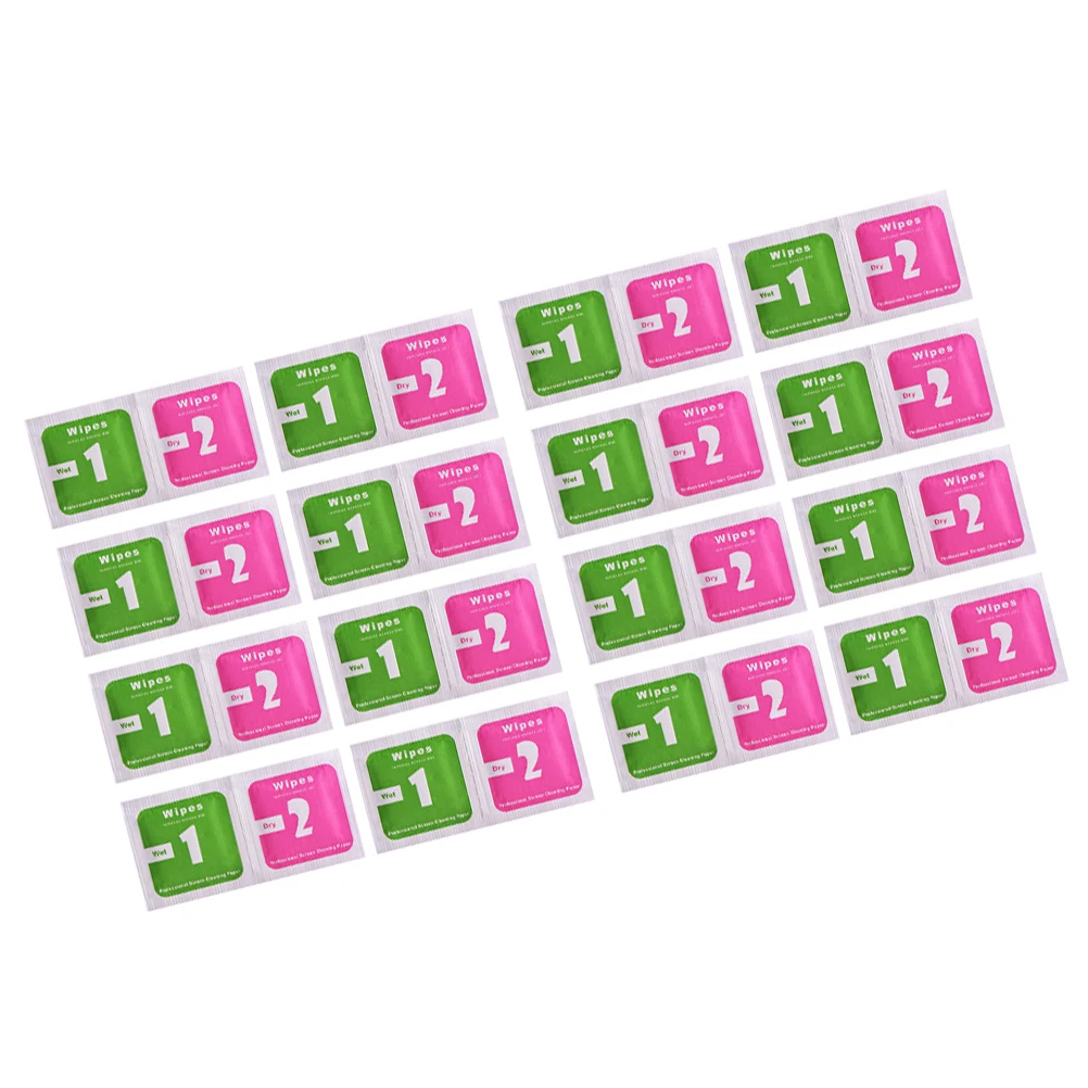 

200pcs Screen Cleaning Cloths Wet For Smartphones Laptops Tablets Lcd Screens Glasses Tempered Glass Protection Reusable