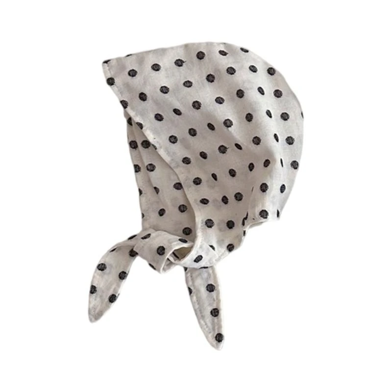 

Infant Turban Hat Soft & Stretchy Baby Headwrap Dots for Photoshoots & Outings