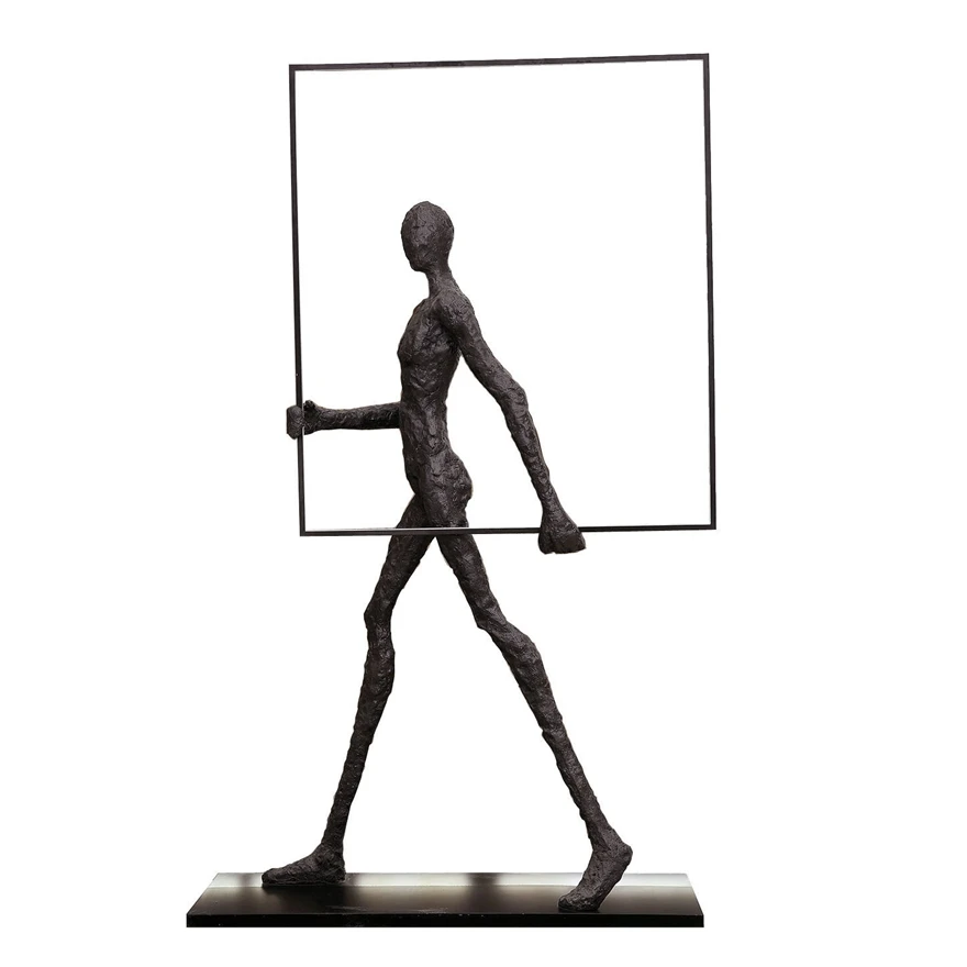 Lámpara de pie con escultura artística, luz para sala de estar, diseño de lujo, sala de exposiciones creativa moderna, decorativa