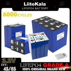 16pcs LiitoKala 3.2V LiFePO4 Battery 320AH 280ah 150ah 105ah for 12v 24V 36v Inverter RV Solar Energy Storage batteries Grade A