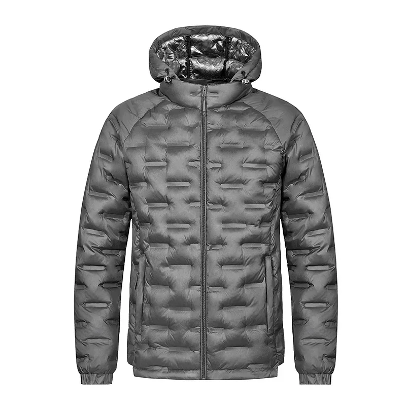 Detachable Hood Thick Fleece Cotton Coat Men New Autumn Winter Fashion Cardigan Windproof Cold Resistant Casual All Match Loose