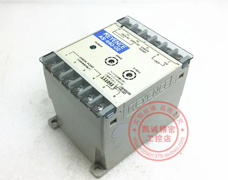 Original KEYENCE Eddy Current Displacement Sensor Controller AS-440-02 Is Available From Stock