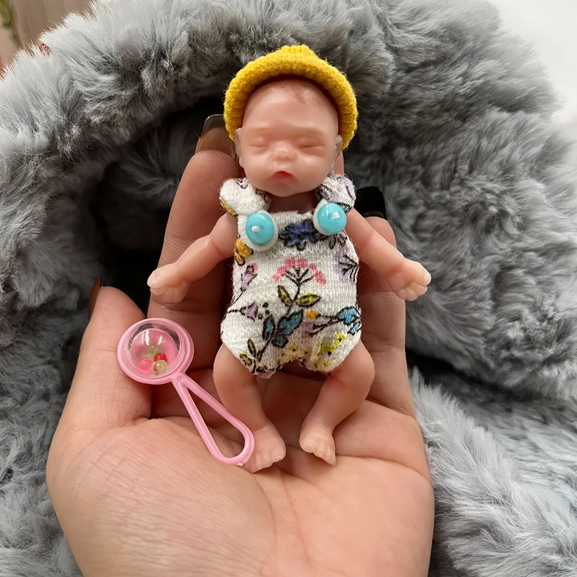 Mini Butter Rebirth Toys, 3.15 silicone solide, statue de collection de taille de l'hypothèse, jouets d'art faits à la main, accessoires de maison de beurre