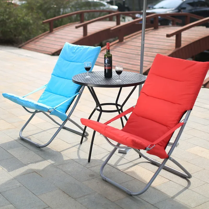 

Beach outdoor portable camping folding seat camping recliner aluminum alloy pull