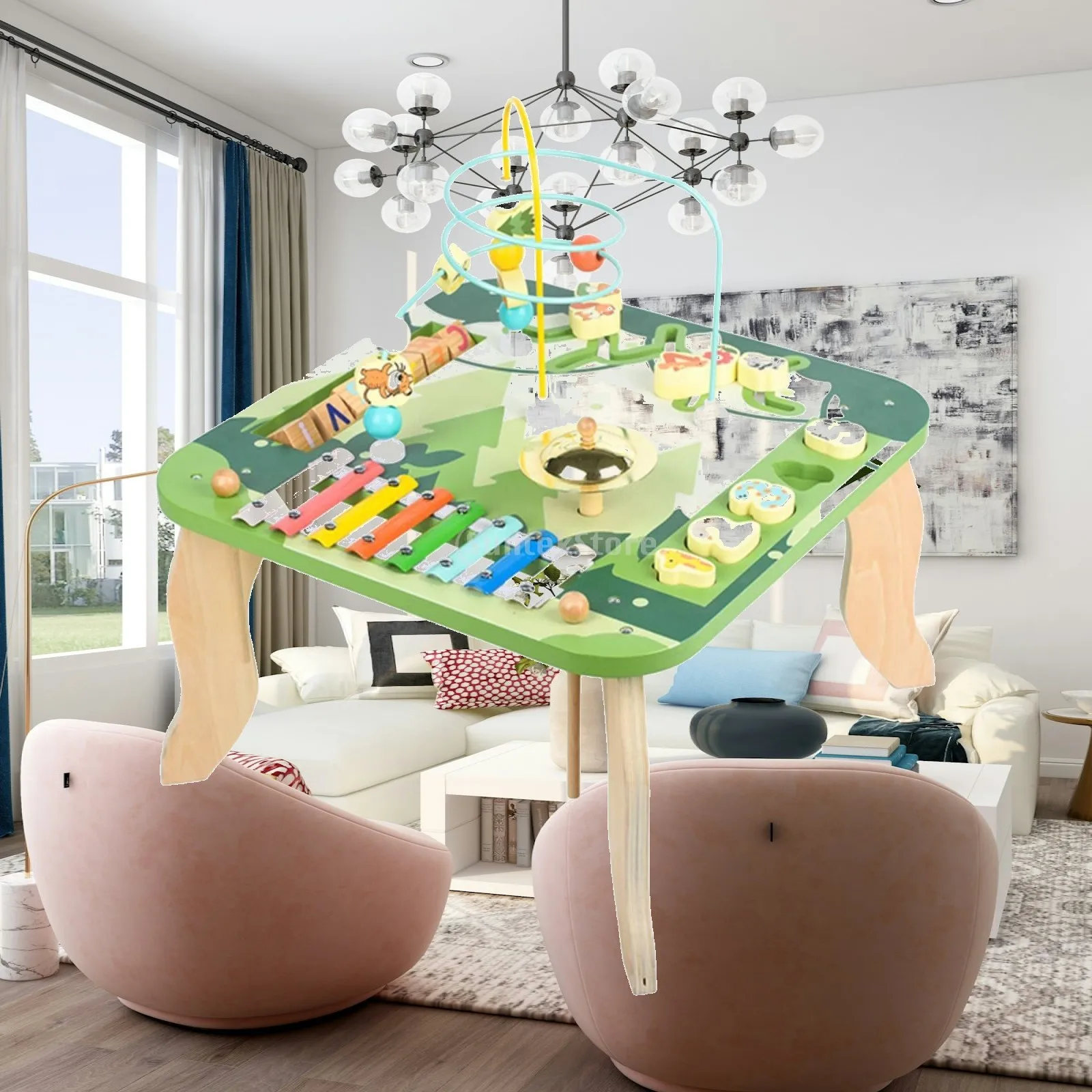 centre-d'activites-musical-avec-xylophone-et-labyrinthe-de-perles-pour-la-stimulation-des-tout-petits
