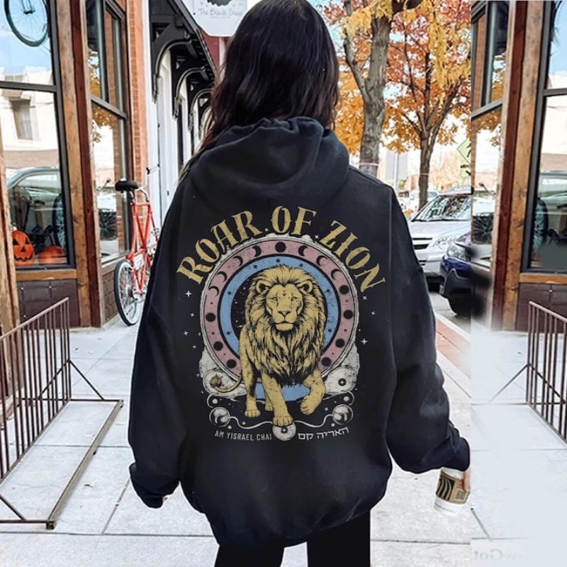 Camisa de leão subindo israel leão am yisrael chai moletom com capuz nação que levanta como um leão camisa do orgulho judaico idf leão zion leão de judá