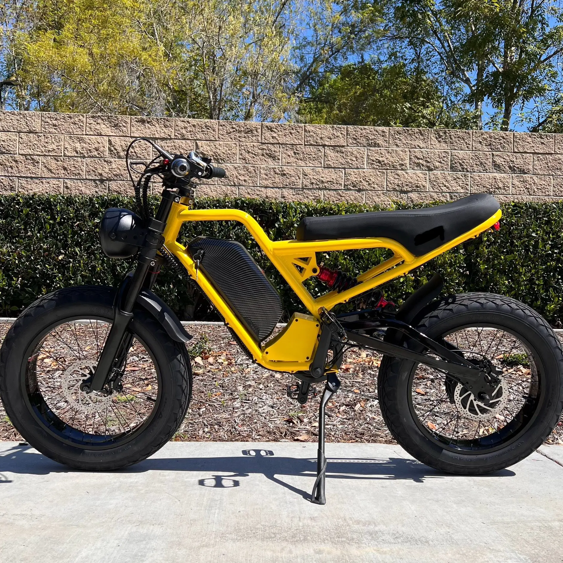 SXLL جميع الأحوال الجوية هانت أفضل Ebike 20 بوصة 1500 واط ماكس دراجة نارية كروزر الدهون الإطارات إطار دراجة كهربائية دراجة كهربائية #3