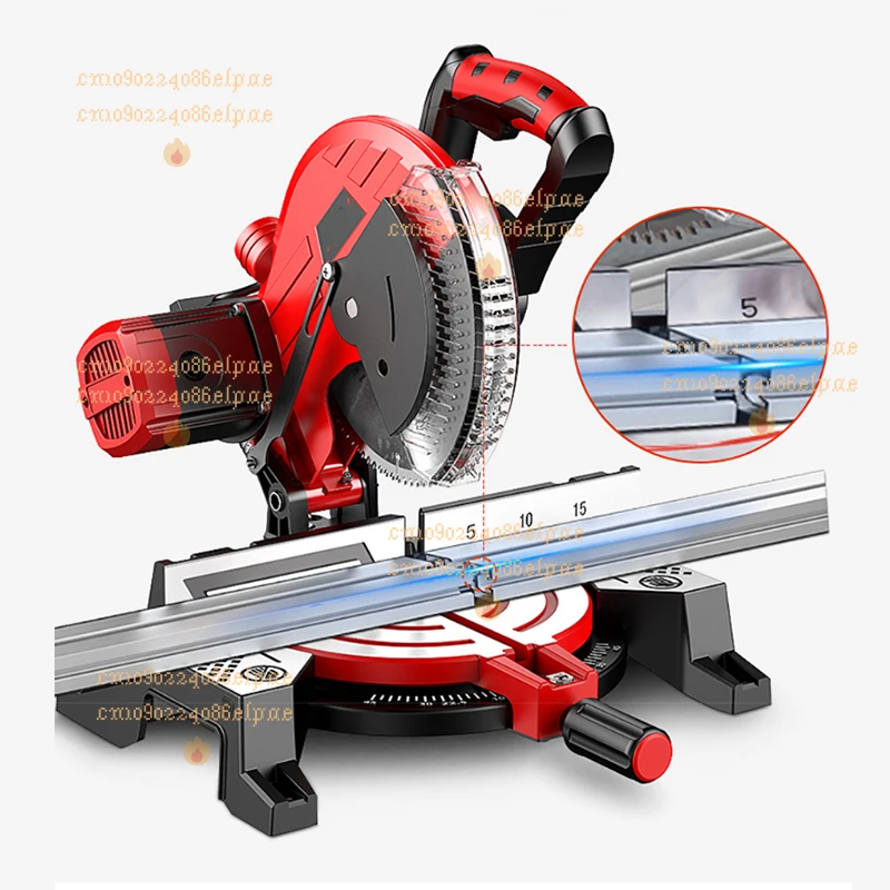 

10-дюймовая электрическая пила для алюминия, многофункциональная циркулярная пила, резка под углом 45 градусов, пила для алюминия с косым резом, 220В/1800Вт