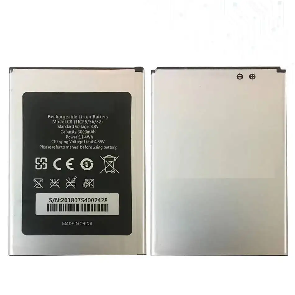 

3000Mah For Oukitel C8 Reliable Replacement Mobile Phone Battery