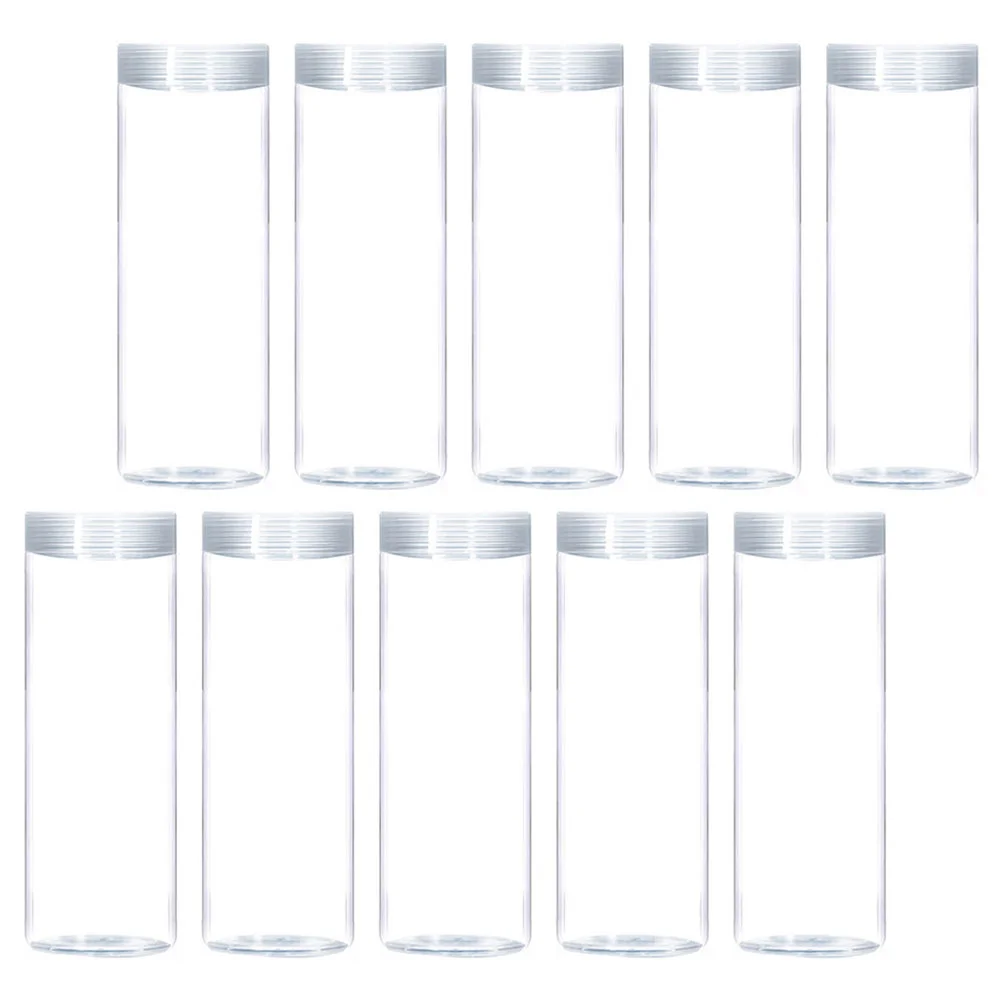 Quarter Storage Tubes 27mm Diameter Transparent Coin Barrel Full Roll Loose Protection (27mm Half Barrel) 10 Pieces