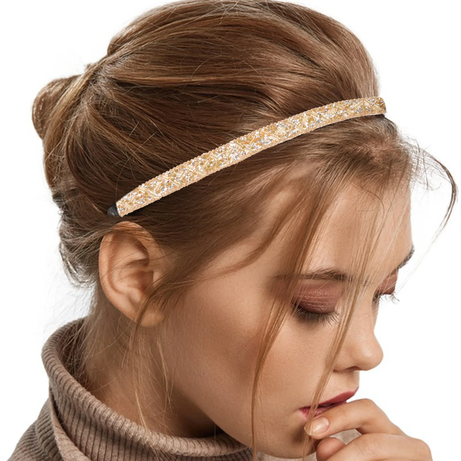 

Round Beads Diamond Decorations Yellow Adhesive Rhinestone Ribbons Trim Tube Costume Supplies Craft Diy Decorative Shoe Bag Hat
