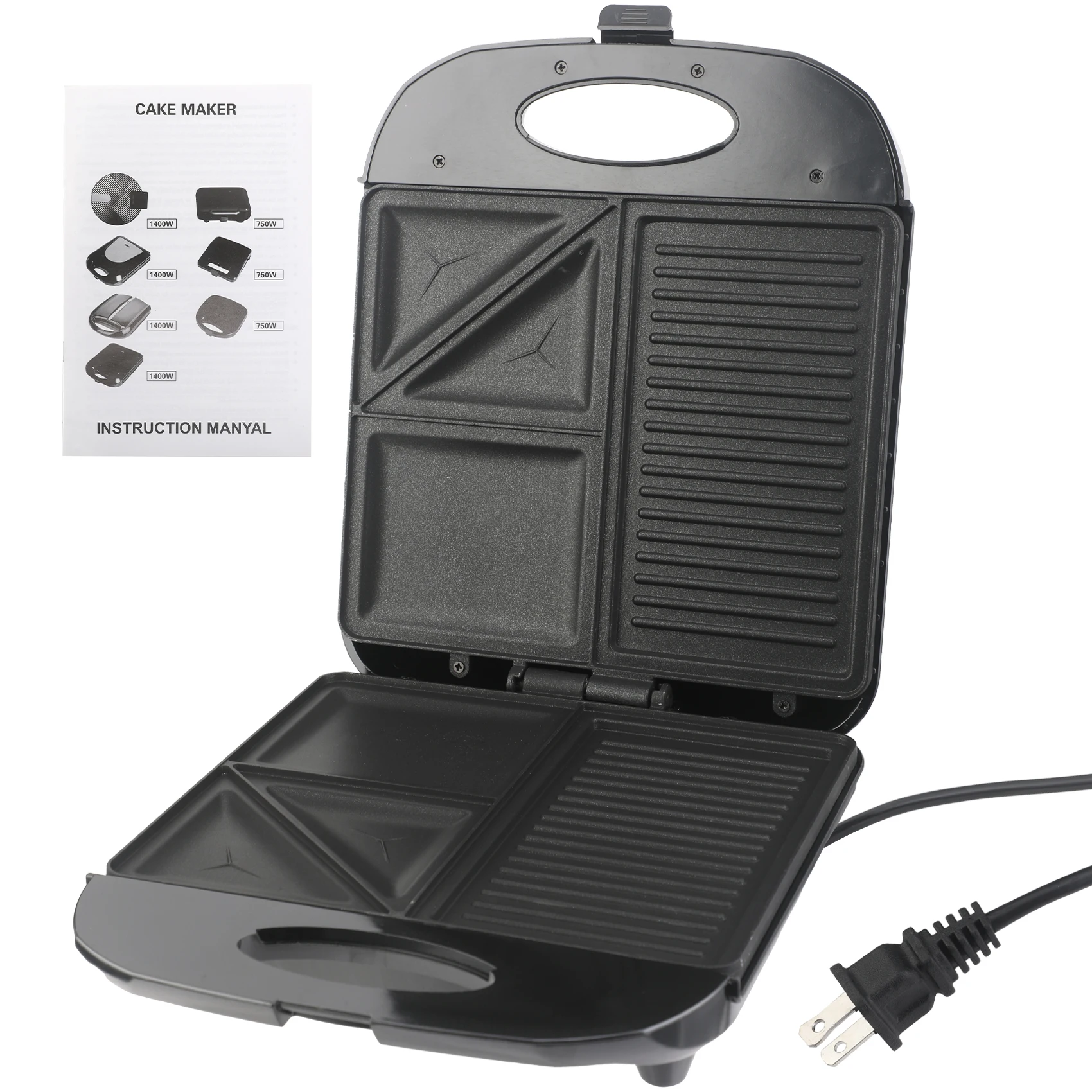 

Multifunctional Breakfast Maker & Light Food Machine – Large Toaster for Toast, Waffles & Bread
