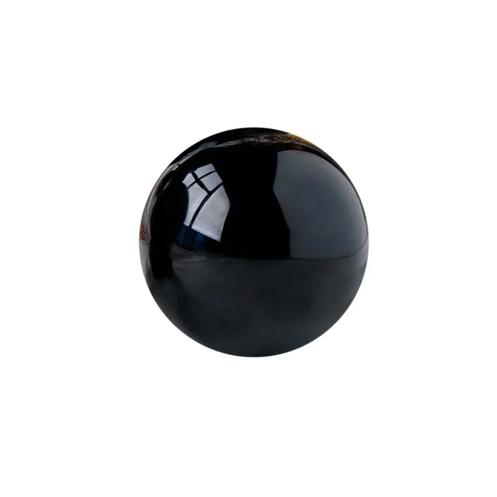 Obsidian Crystal Decorative Round Black Obsidian Sphere Large 20/30/40/50mm Crystal Ball Exquisite Crystal Ornament Gift