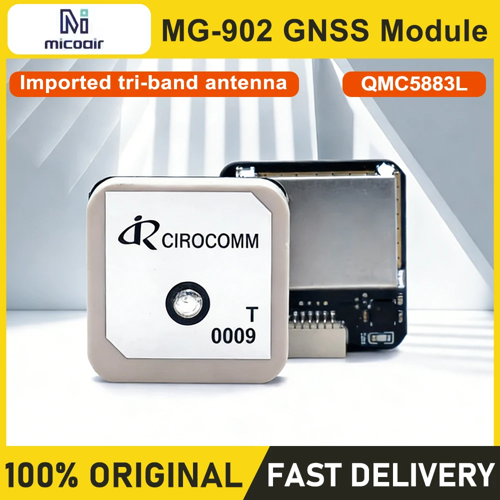 MicoAir MG‑902 GPS Module QMC5883L Compass M9140 Multi‑Star Positioning For Mid‑High End FPV Multirotor Drone