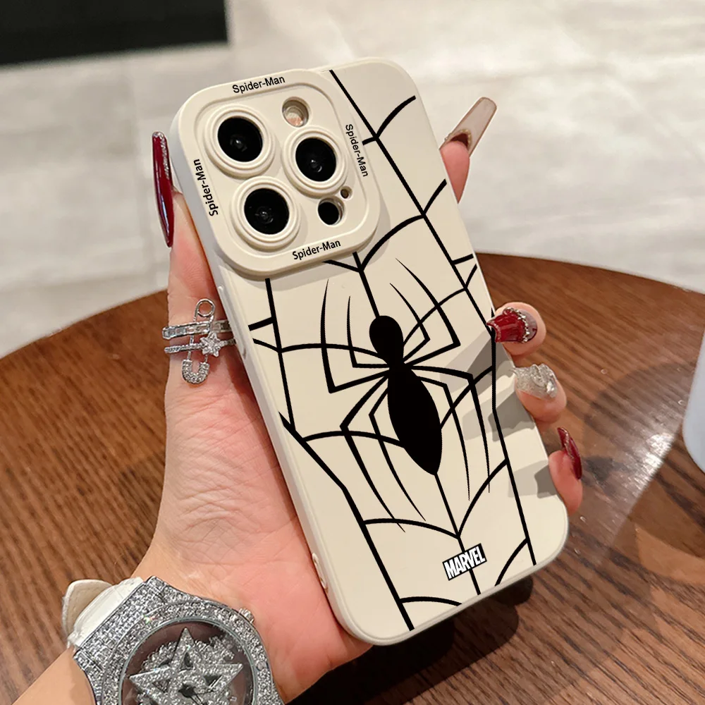 Marvels Spider-Man Venom Pupil casing ponsel layar penuh, penutup belakang silikon untuk Samsung Galaxy Note 20 FE 21 22 Plus Ultra 5G M31