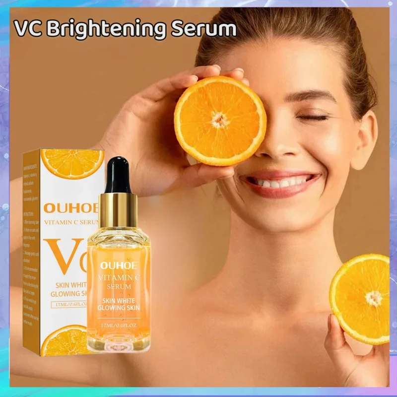 

VC Whiten Glowing Skin Serums Moisturizing Repair Facial Roughness Enlarged Pores Freckles Fade Melanin Antioxidant Cosmetics